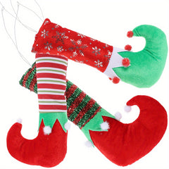Elf Doll Legs Ornaments Christmas Tree Pendant Decorations