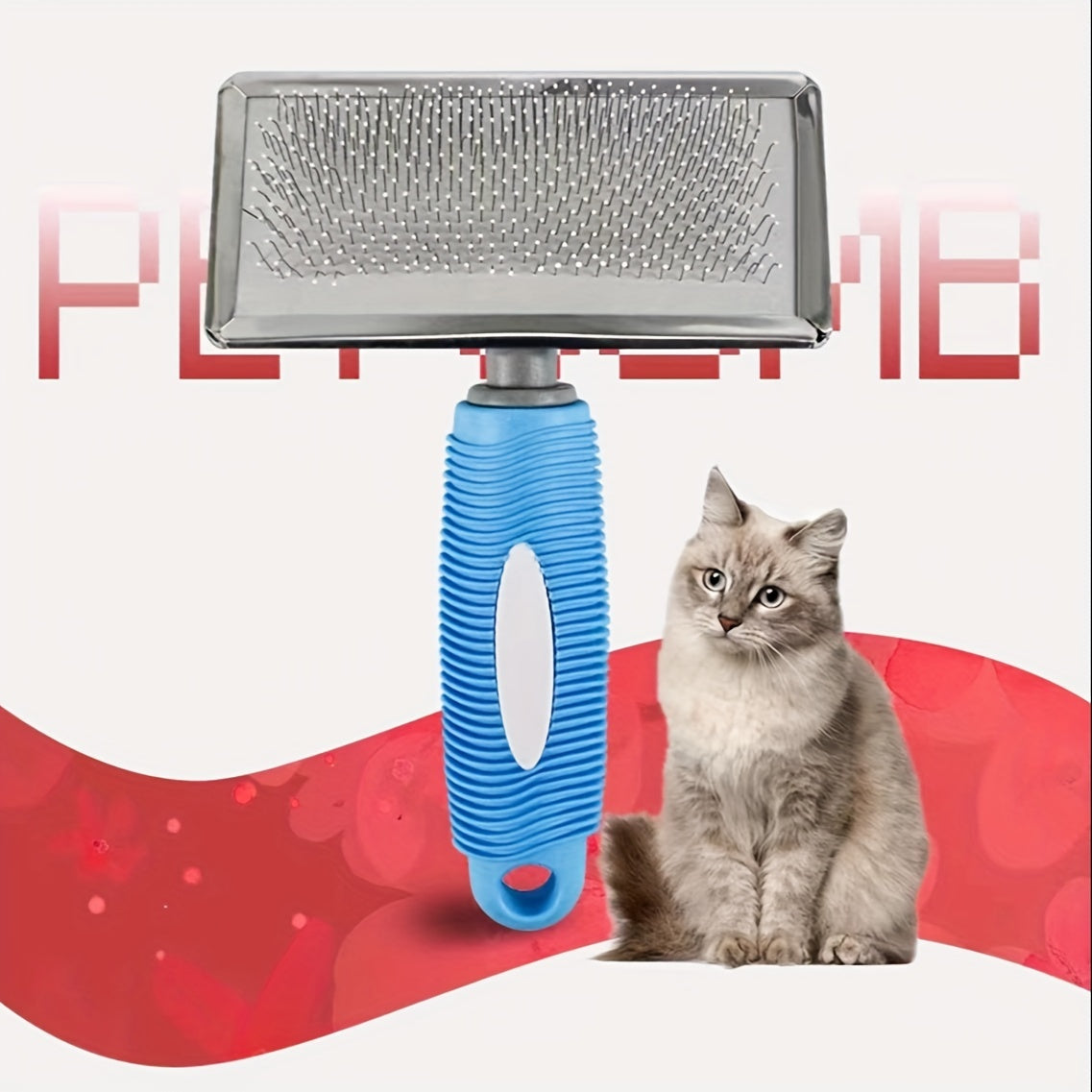 Self Cleaning Dog Brush Cat Brush Long Short Haired Pets Grooming Indoor Cats