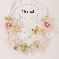 Faux Pearl Bridal Hair Band Crown Headband Wedding Accessories