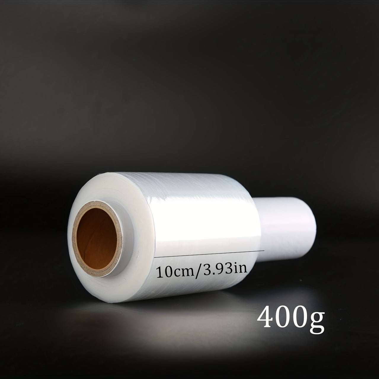 2 Pack Industrial Mini Hand Stretch Wrap 400g Gauge Thick Clear Cling Plastic