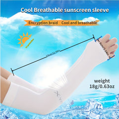 Sunscreen Ice Sleeves UV Protective Long Arm Sleeves