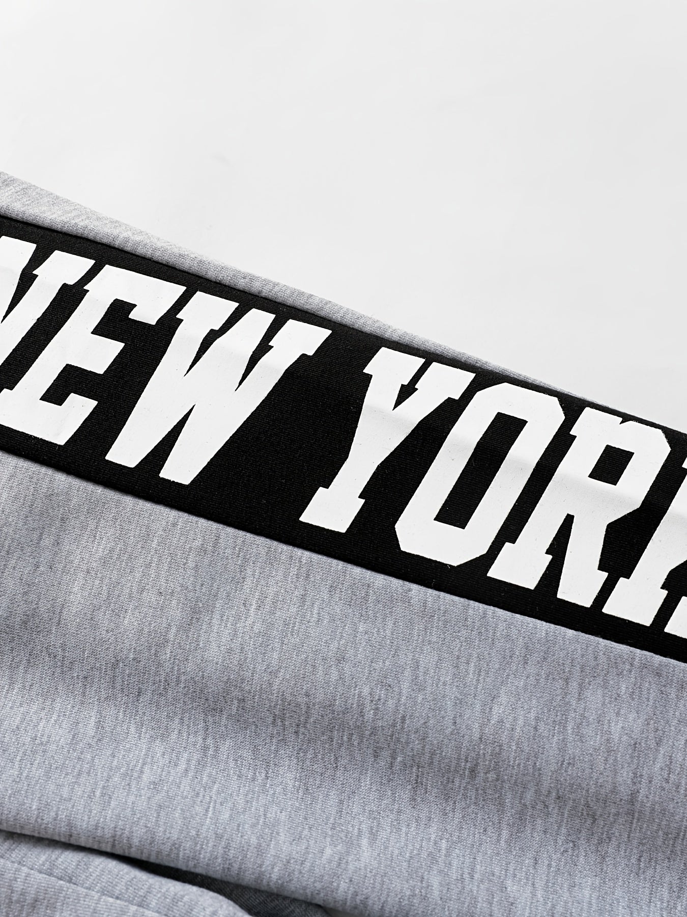 YORK Letter Print Boys Sweatpants Quick Drying Jogger Sports Pants Kids Clothing