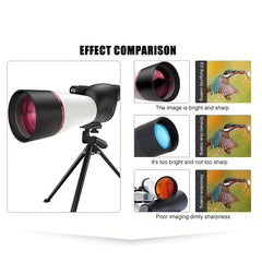 High Power Bird Watching Monocular Telescope 25-75X60
