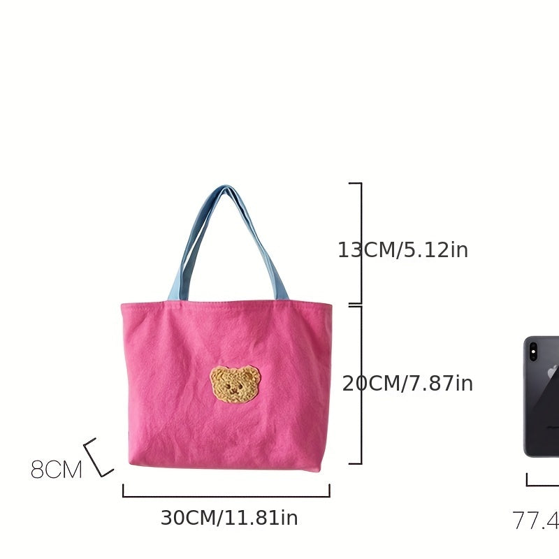 Contrasting Handbag & Bear Lunch Box Mommy Bag