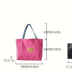 Contrasting Handbag & Bear Lunch Box Mommy Bag
