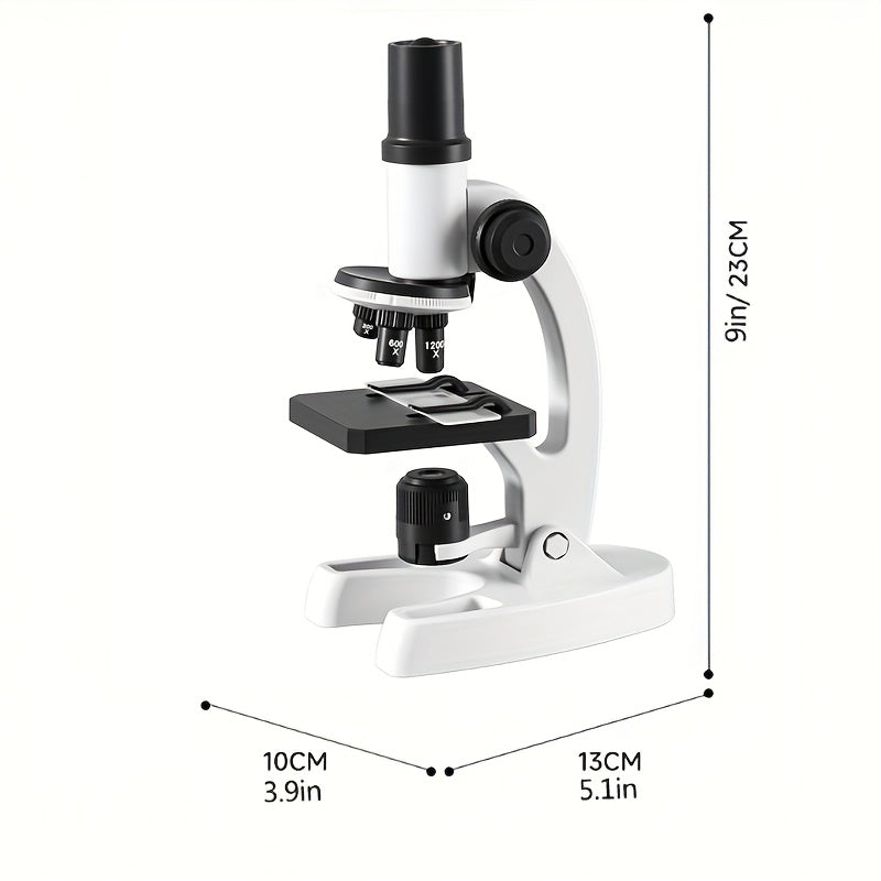 Build-Your-Own Scientific Microscope Kit with Parts List for Learning