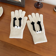 Creative Funny 3D Magnetic Split Finger Gloves Touch Screen Compatible