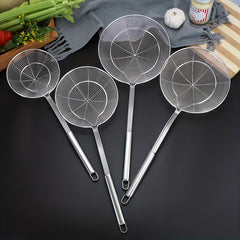 Stainless Steel Wire Skimmer Spoon With Handle Kitchen Spider Strainer