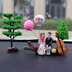 Tree Branch Couple Car Decoration Creative Car Accessories Women