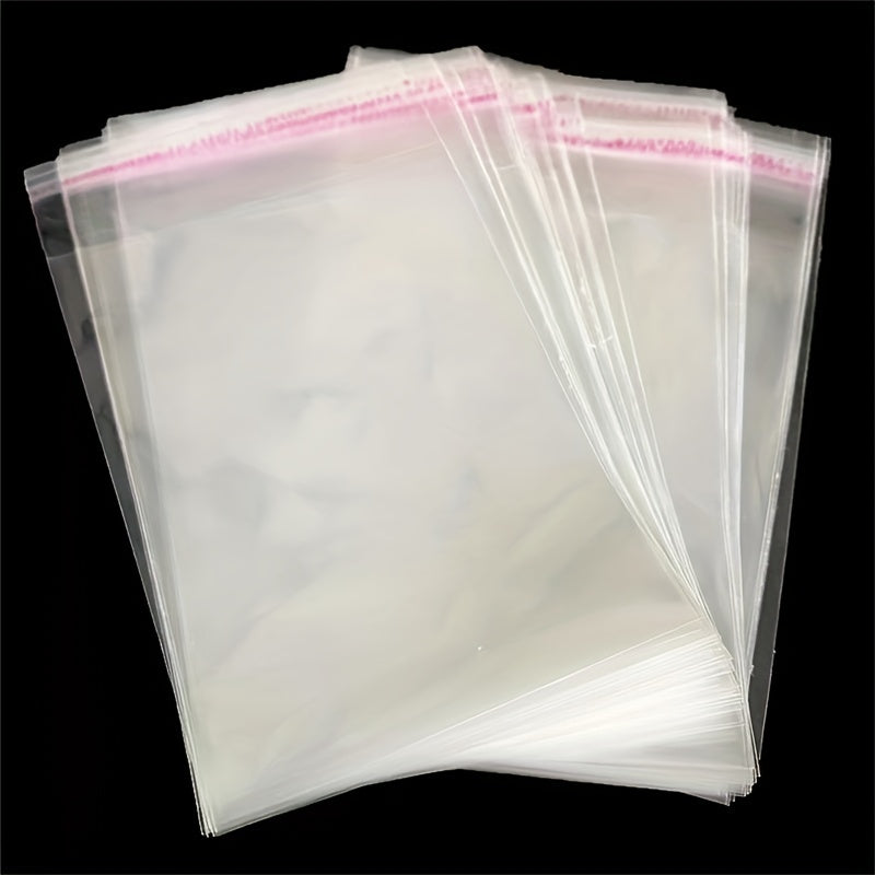 200pcs Transparent Self-adhesive Bags for Candy Chocolate Packaging