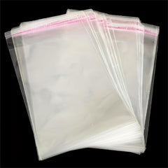 200pcs Transparent Self-adhesive Bags for Candy Chocolate Packaging
