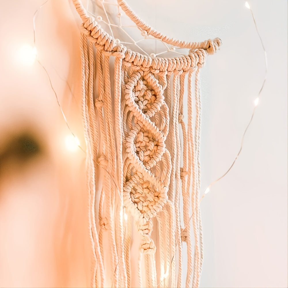 Boho Moon Macrame Wall Pediments - Perfect for Women & Teens