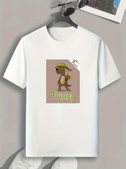 Dog Print Men's Graphic T shirt for Summer