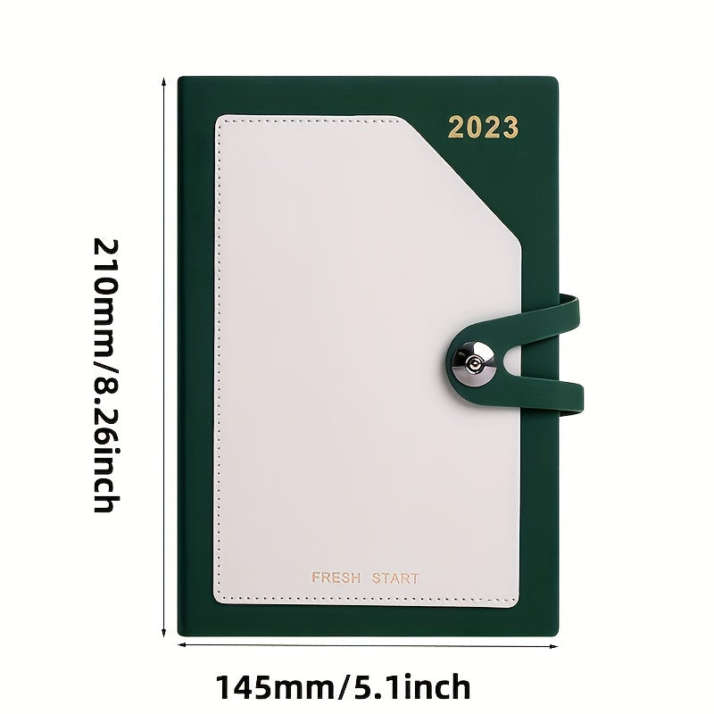 A5 Round Buckle Notebook 180 Sheets Multiple Colors