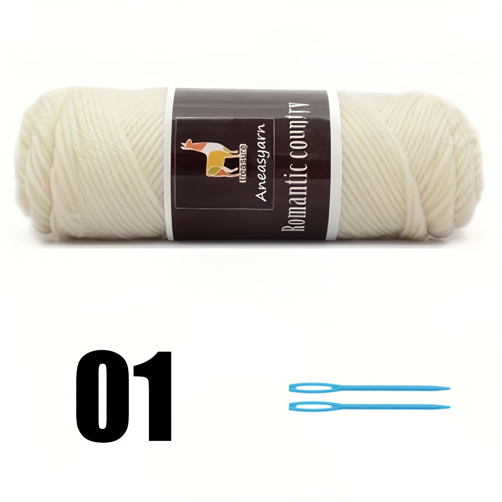 100g Wool Cashmere Yarn for Knitting, 3mm Needles Crochet