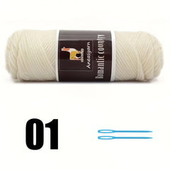 100g Wool Cashmere Yarn for Knitting, 3mm Needles Crochet