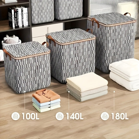 Geometric Pattern Storage Bag Large Capacity Organizer