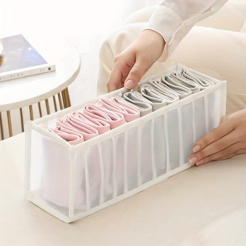 Grid Socks Drawer Storage Box Underwear Storage Drawer Basket