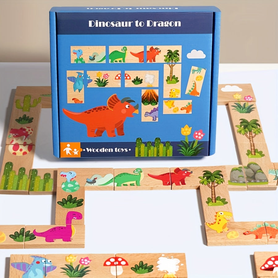 Kids' Dinosaur Puzzle Memory & Thinking Game