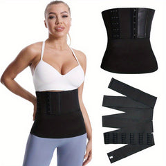 Waist Trainer Trimmer Belt Tummy Control Wrap Cincher Women's Shapewear