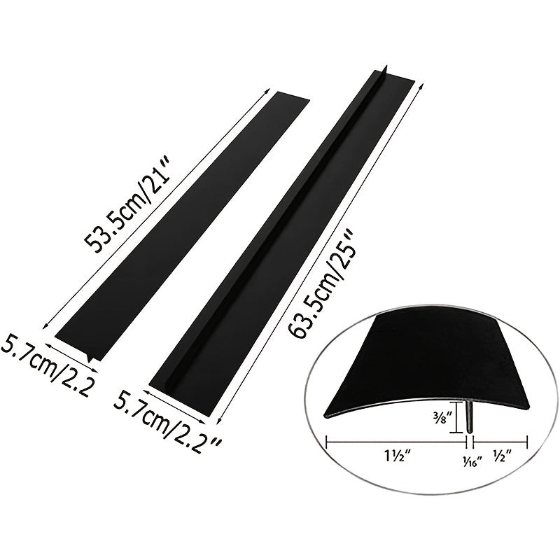 Heat Resistant Silicone Stove Gap Covers Easy to Clean