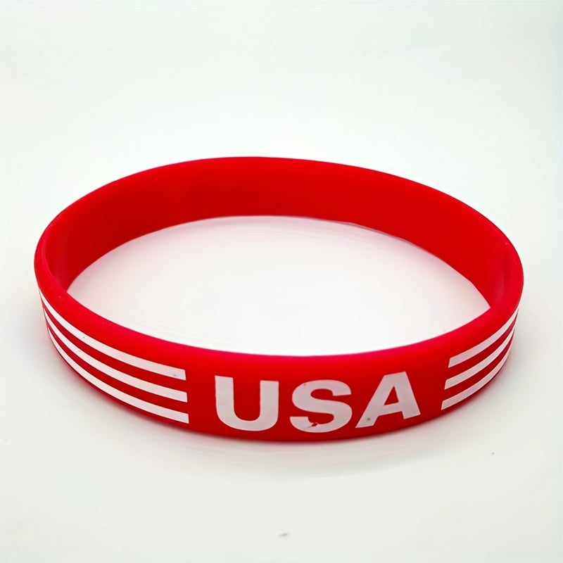 Patriotic Flag Bracelet Waterproof Wristband