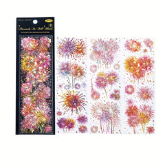 Vibrant Fireworks Instant Series Stickers for Crafts and Art