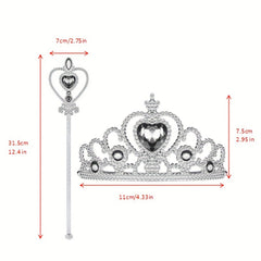 Gothic Cartoon Mask Bow Hairband Necklace Earrings Set
