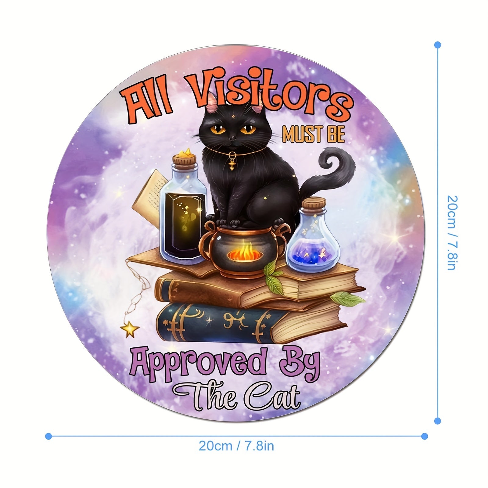 Cat Gaming Mouse Pad Round Mousepad Non slip Rubber Mouse Mat