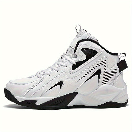 Men's Plush Lined Basketball Shoes Non Slip Sneakers