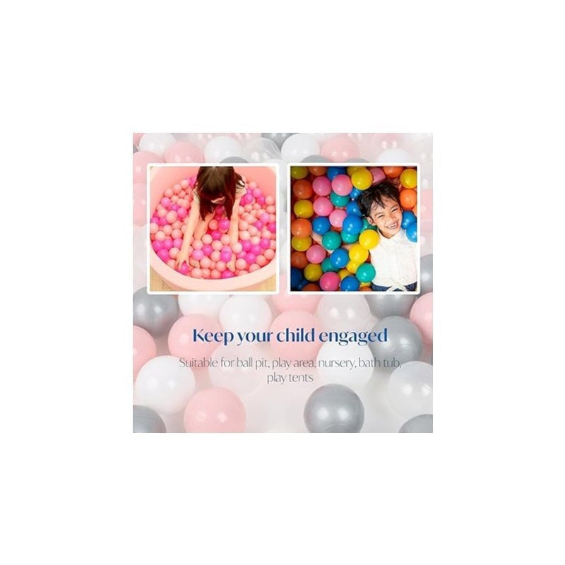 DIVCHI Soft Pit Balls for Kids Small Colourful Crush Proof Pack