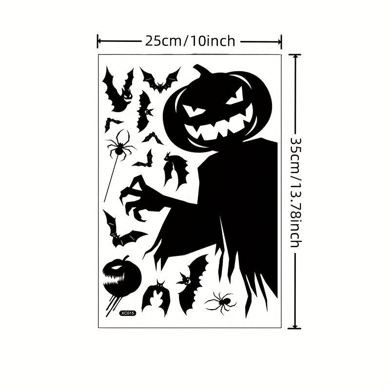 Halloween Giant Ghost Monster Shadow Window Sticker