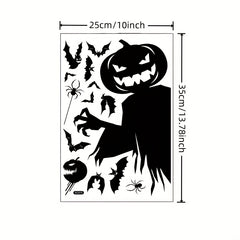 Halloween Giant Ghost Monster Shadow Window Sticker