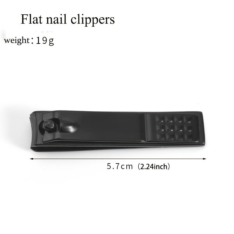 Matte Stainless Steel Nail Clippers Set for Men and Women