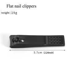 Matte Stainless Steel Nail Clippers Set for Men and Women