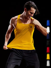 Men's Loose Tank Top Fast Dry Track Field Training Body