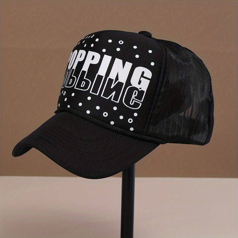 Mesh Trucker Hats Outdoor Dad Hat Adjustable Baseball Cap For Men Women