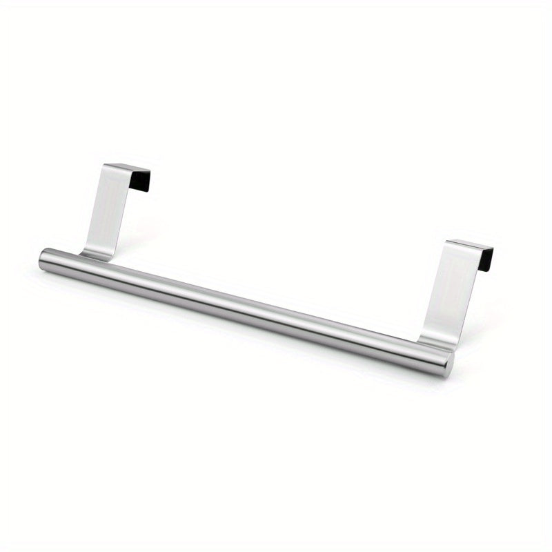 Stainless Steel Towel Rack for Bathroom and Kitchen Curved Door Storage