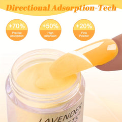 0.5oz X 6 Colors Dipping Powder Set Yellow Orange Red