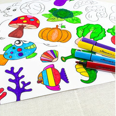 Washable Watercolor Pens 12/24/36 Colors Kids Safe