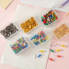 Colorful Thumbtack Pack Office Supplies