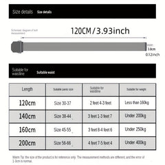 3 1 5inch Double ring Buckle Belt Couple Student Nylon Belt Cargo Trousers