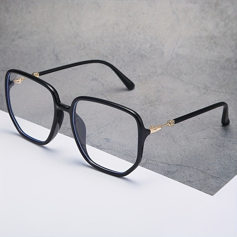 Large Square Clear Lens Glasses Retro Jelly Spectacles Frame Glasses