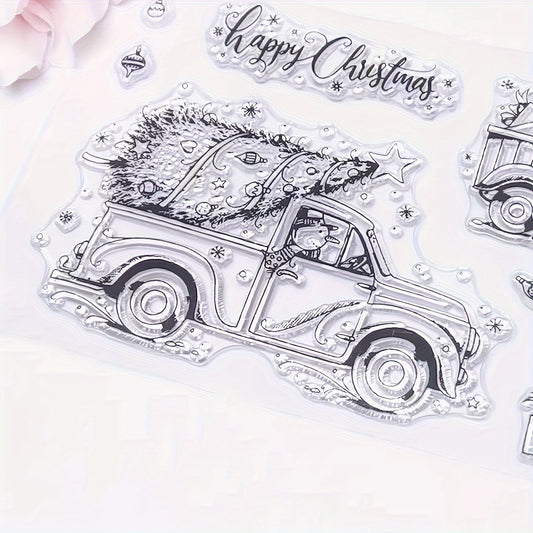 Christmas Transparent Stamp for Card Making & DIY Crafts