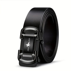 Men's Leather Belt With Automatic Buckle Business Casual Versatile Belt