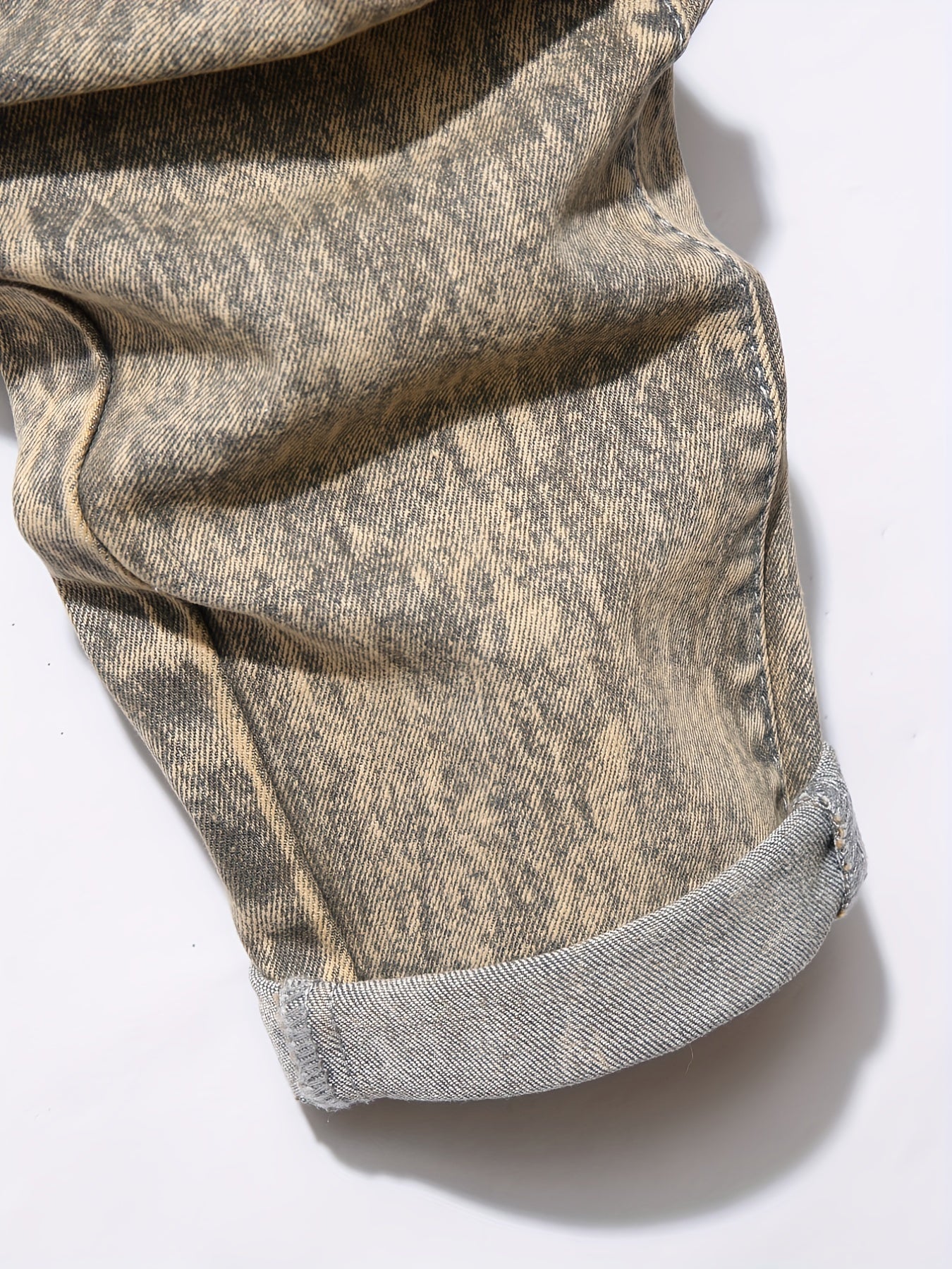 Men's Slim Fit Biker Jeans Distressed Stretch Denim Pants