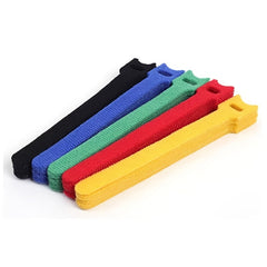50PCS Reusable Cable Ties 6 Inch Cloth Cord Management Straps