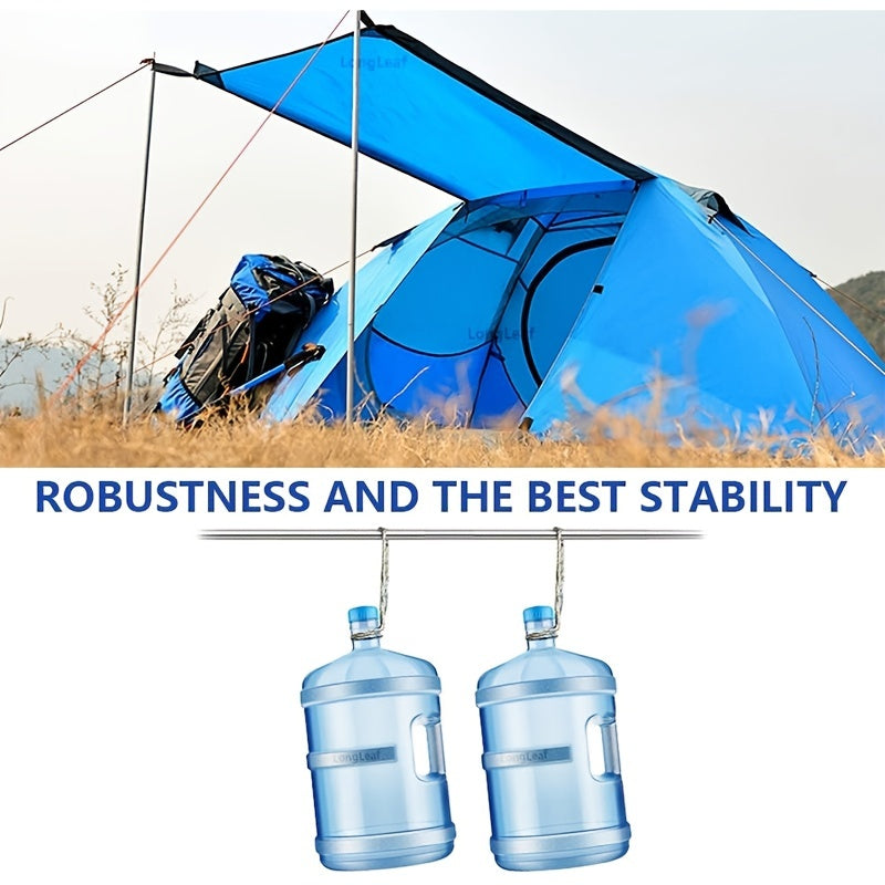 Adjustable Steel Poles Rods for Camping Tarps Shelter