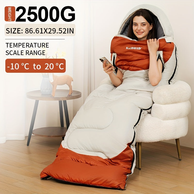 Portable Warm Sleeping Bag for Camping and Office Breaks
