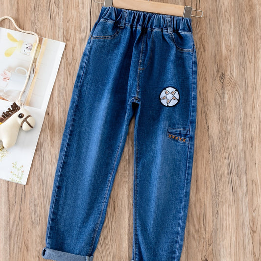 Boys Denim Long Pants With Pocket Kids Clothes Spring Autumn